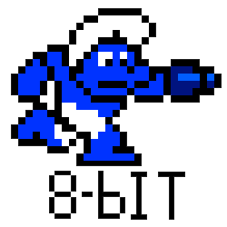 8bIT v2.3 logo with name transparent