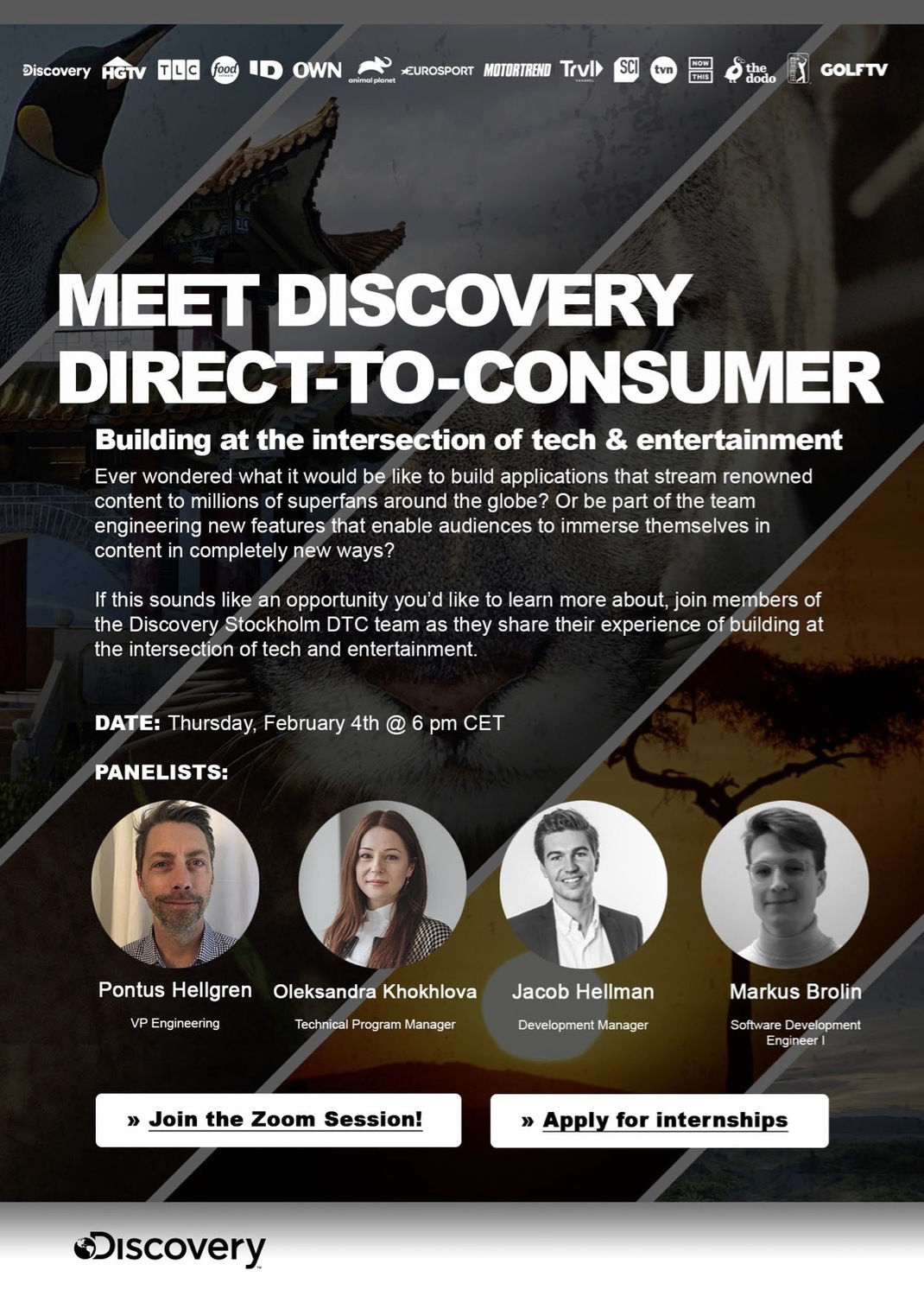 Discovery Stockholm DTC Panel