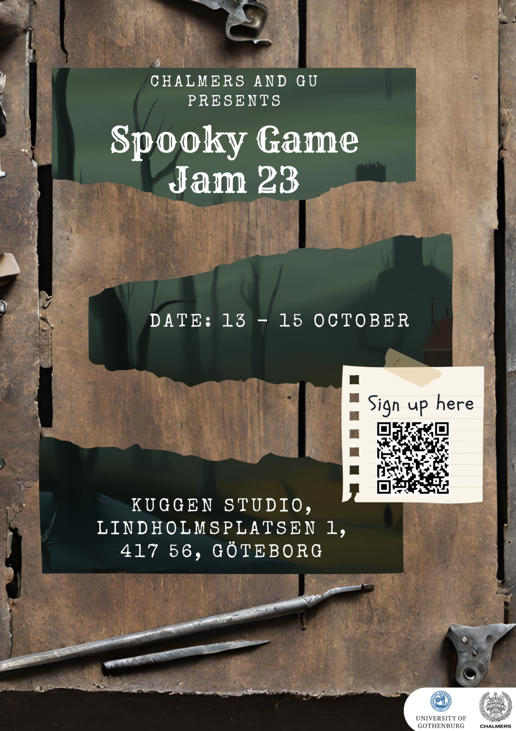 Spooky Game Jam 23 Poster B